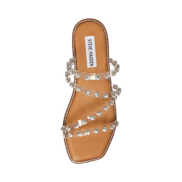 σανδαλια γυναικεια Steve Madden Skyler Clear | SM-568LE