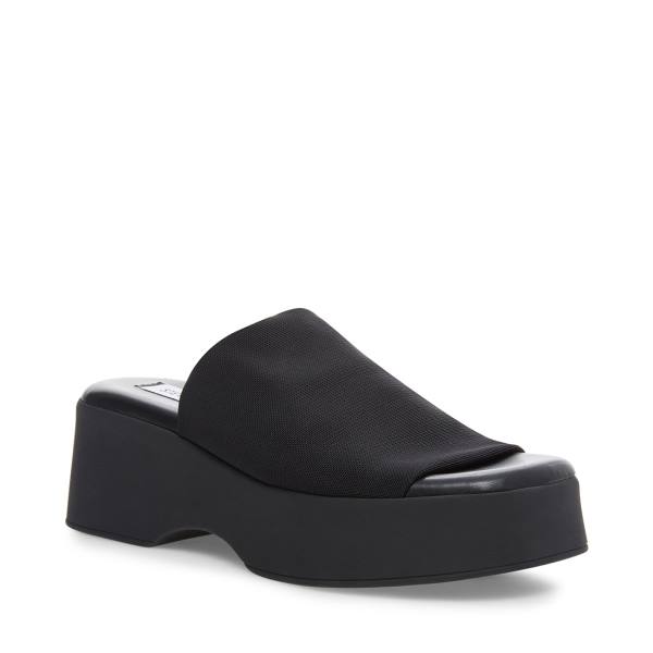 σανδαλια γυναικεια Steve Madden Slinky30 μαυρα | SM-748RW