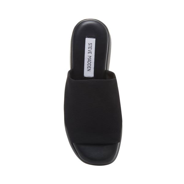 σανδαλια γυναικεια Steve Madden Slinky30 μαυρα | SM-748RW