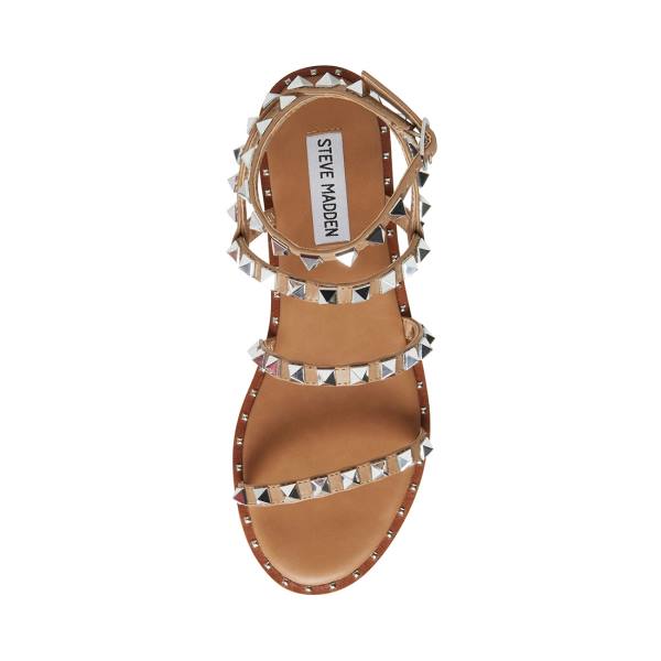 σανδαλια γυναικεια Steve Madden Travel Tan καφε | SM-891HZ