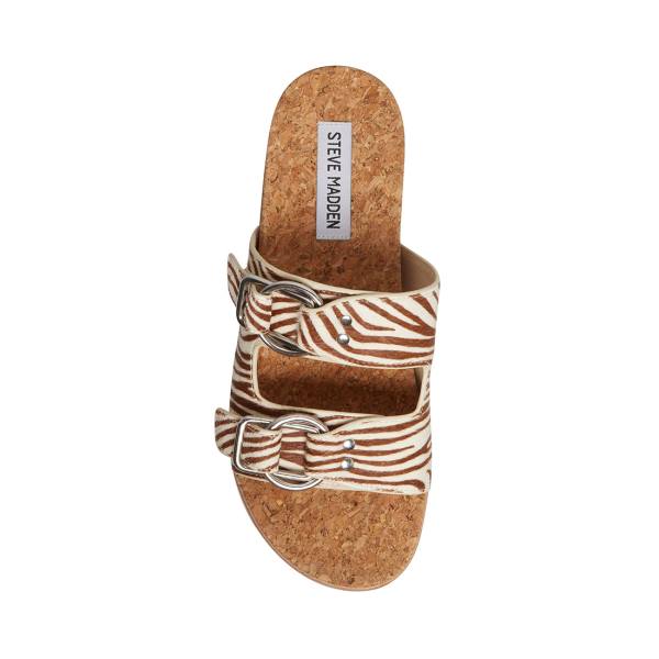 σανδαλια γυναικεια Steve Madden Zeya Tiger | SM-134KP