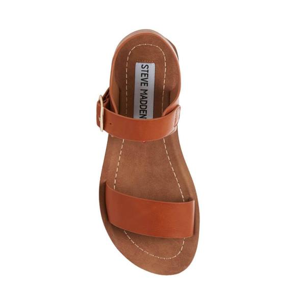 σανδαλια παιδικα Steve Madden Jprobler Cognac καφε | SM-031XE