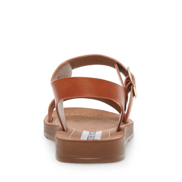 σανδαλια παιδικα Steve Madden Jprobler Cognac καφε | SM-031XE