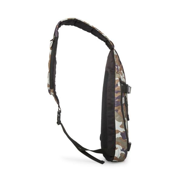 τσάντεσ ώμου ανδρικα Steve Madden Multi-pocket sling Camo μαυρα | SM-208ZJ