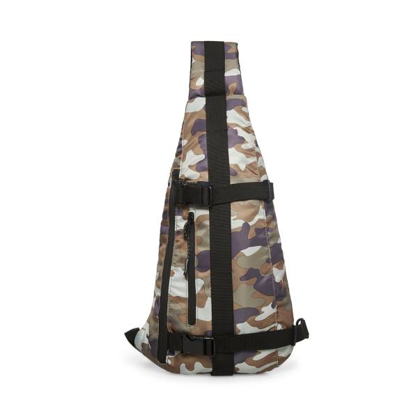 τσάντεσ ώμου ανδρικα Steve Madden Multi-pocket sling Camo μαυρα | SM-208ZJ