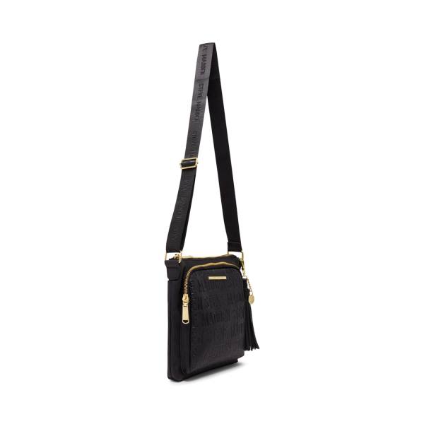 τσάντεσ ώμου γυναικεια Steve Madden Logo Crossbody μαυρα | SM-049LT