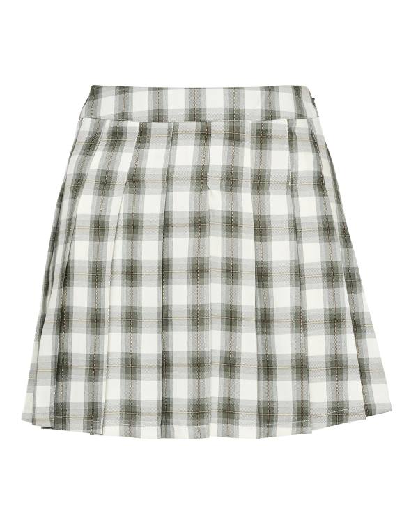 φουστεσ γυναικεια Steve Madden Plaid Pleated Mini πρασινο | SM-372NH