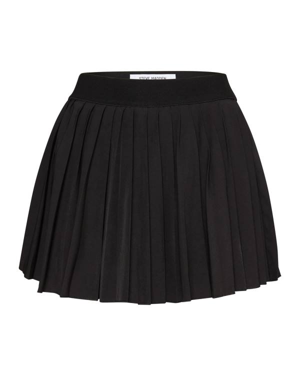 φουστεσ γυναικεια Steve Madden Pleated τενις Skort μαυρα | SM-852GT