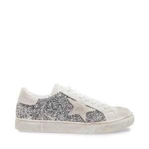 Αθλητικά Παπούτσια γυναικεια Steve Madden Rubie Glitter ασημι | SM-523OI