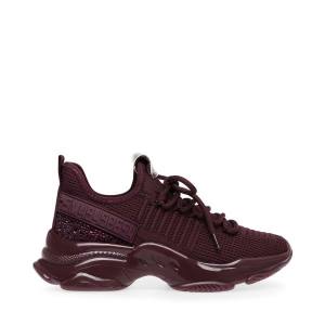 Αθλητικά Παπούτσια γυναικεια Steve Madden Maxima Burgundy μπορντο Πολύχρωμο | SM-605DX