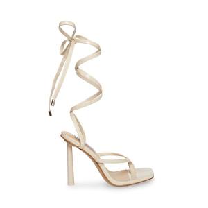 Τακούνια γυναικεια Steve Madden Fernanda Bone λουστρινι Heel Μπεζ | SM-875UF