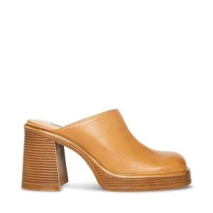 Τακούνια γυναικεια Steve Madden Flirtie Tan δερματινα Heel καφε | SM-429HE