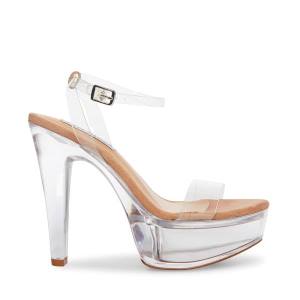 Τακούνια γυναικεια Steve Madden Julien Heel Clear | SM-349KC