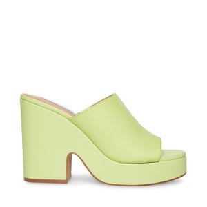 Τακούνια γυναικεια Steve Madden Sally Lime Heel ανοιχτο πρασινο | SM-467FO