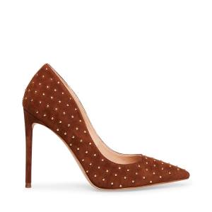 Τακούνια γυναικεια Steve Madden Valarie Cognac Heel καφε | SM-849LO