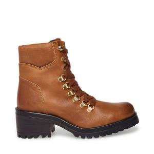 αρβυλα γυναικεια Steve Madden Galway Cognac δερματινα καφε | SM-479NM