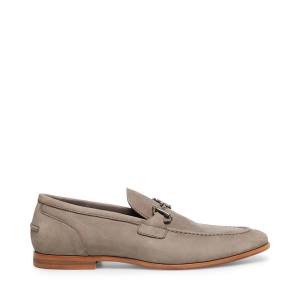 επισημα παπουτσια ανδρικα Steve Madden Debinair Nubuck γκρι | SM-945PI