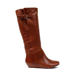 μποτεσ γυναικεια Steve Madden Intyce Cognac δερματινα καφε | SM-842GF