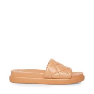 σανδαλια γυναικεια Steve Madden Abell Tan καφε | SM-352RS