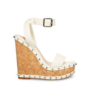 σανδαλια γυναικεια Steve Madden Behati Bone Μπεζ | SM-378QF