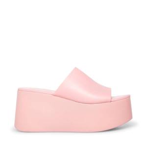 σανδαλια γυναικεια Steve Madden Christa δερματινα ροζ | SM-465RB