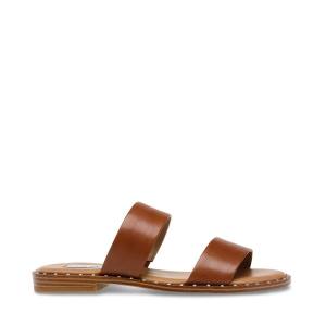 σανδαλια γυναικεια Steve Madden Ivara Cognac δερματινα καφε | SM-278FU