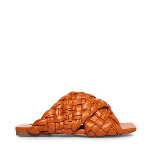 σανδαλια γυναικεια Steve Madden Marina Burnt πορτοκαλι | SM-403CF