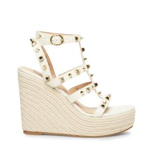 σανδαλια γυναικεια Steve Madden Sallina ασπρα | SM-054RA