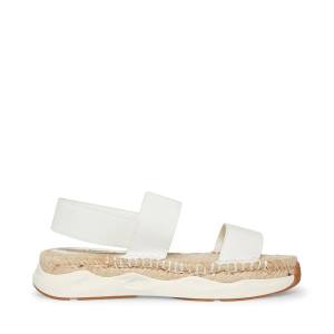 σανδαλια γυναικεια Steve Madden Sirrius Fabric ασπρα | SM-064SK