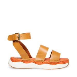 σανδαλια γυναικεια Steve Madden Springs Tan Paris καφε | SM-498XE