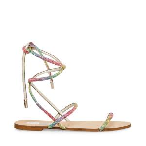 σανδαλια γυναικεια Steve Madden Twirl-r Rainbow Πολύχρωμο | SM-148JK