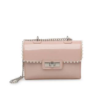 τσάντεσ χιαστί γυναικεια Steve Madden Bvyper Pearl Blush λουστρινι ροζ | SM-459PI